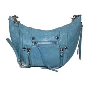 Botkier Sky Blue Hobo Bag with Silver Accents